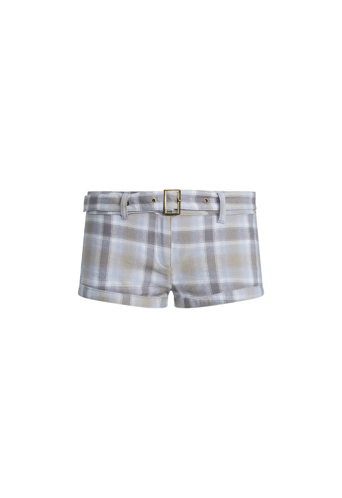 AFTERGLOW MINI SHORT - ASH PLAID - Image 5