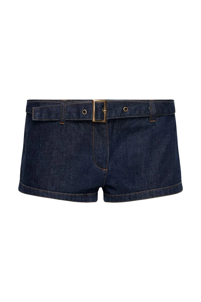 AFTERGLOW MINI SHORT - DARK DENIM - Image 5