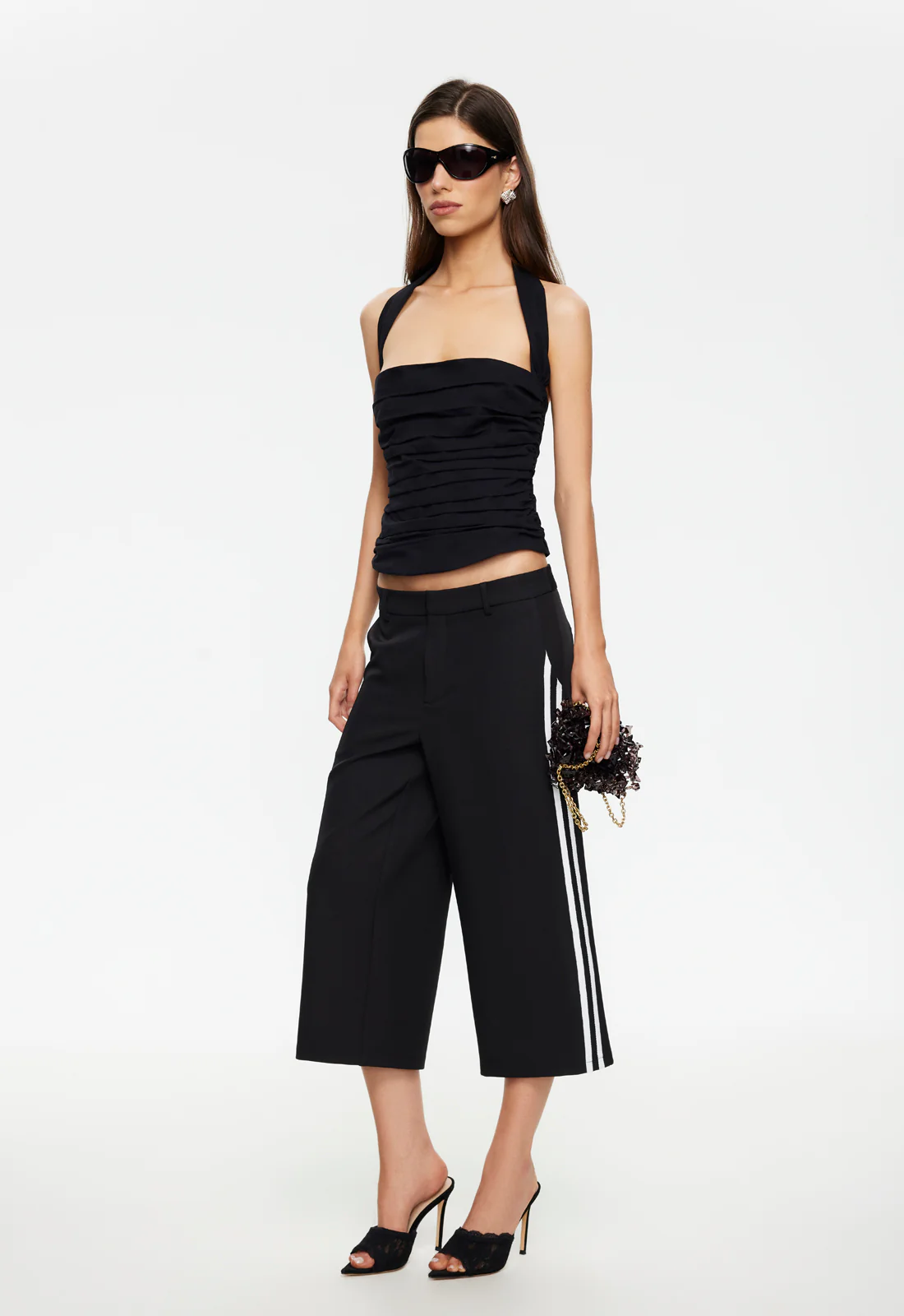 AMORE HALTER TOP - NOIR - Image 3