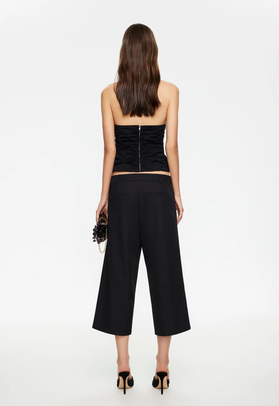 AMORE HALTER TOP - NOIR - Image 4