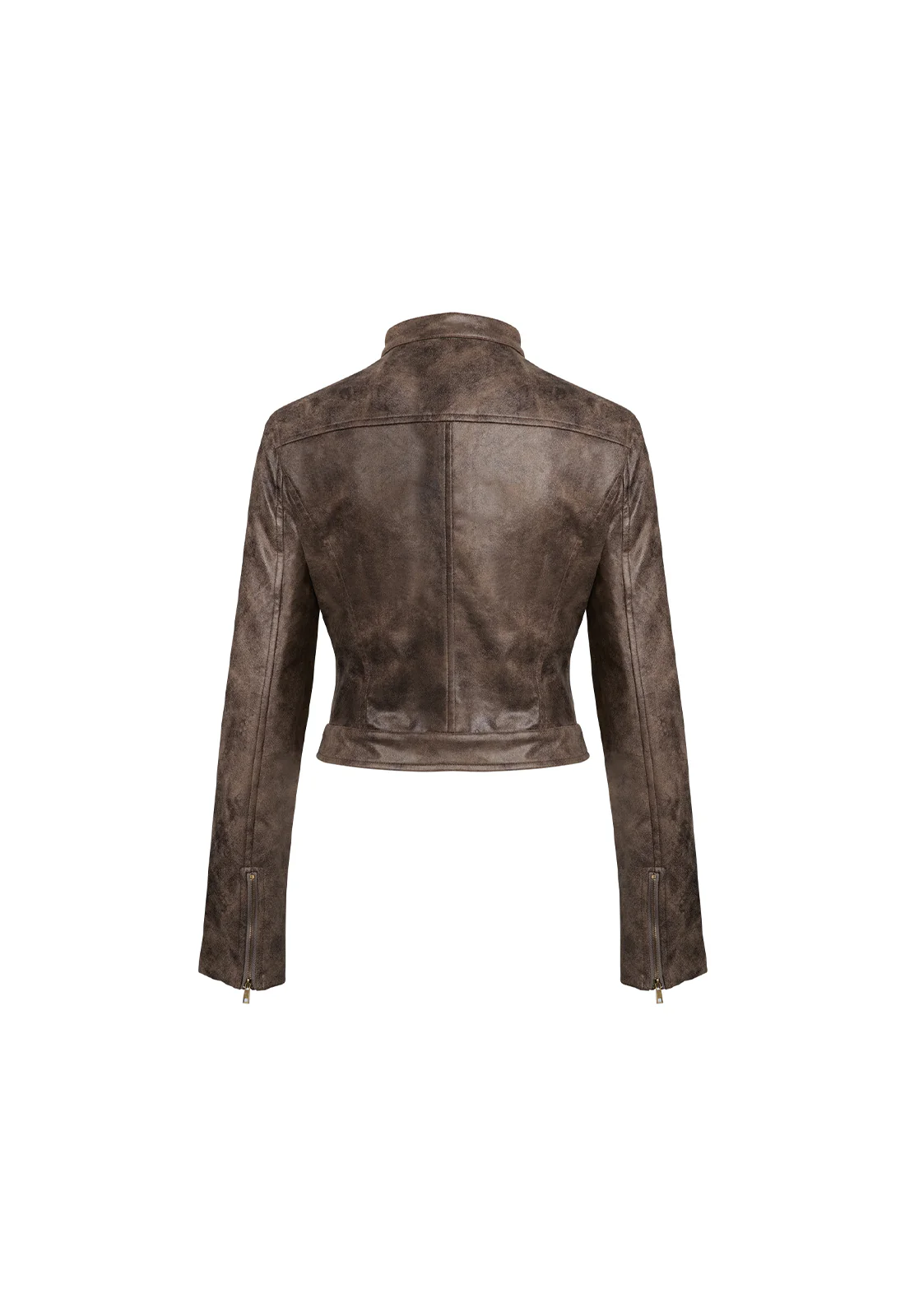 BELLA MOTO JACKET - CHOCOLATE - Image 6