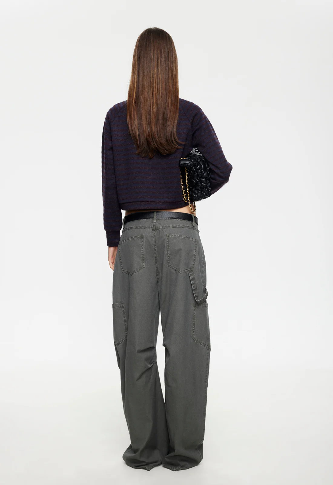 BLOOM KNIT JACKET - FOREST STRIPE - Image 5