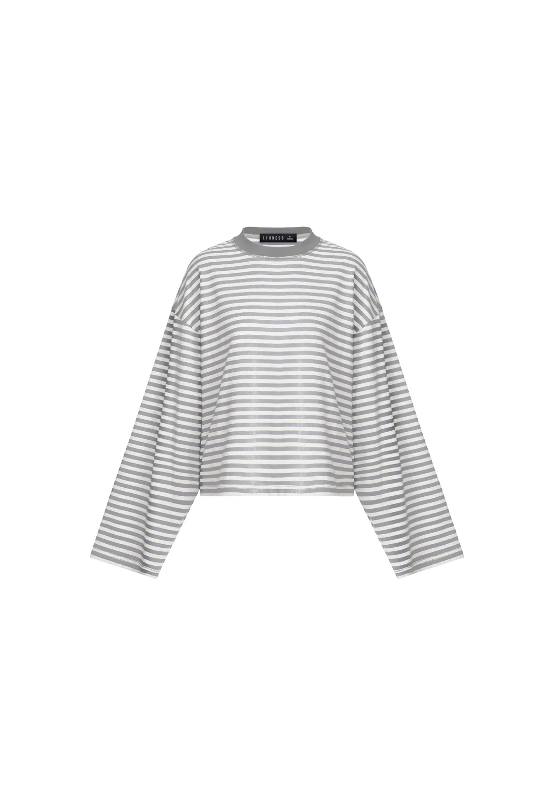 BLOOM LONG SLEEVE - ASH STRIPE - Image 6