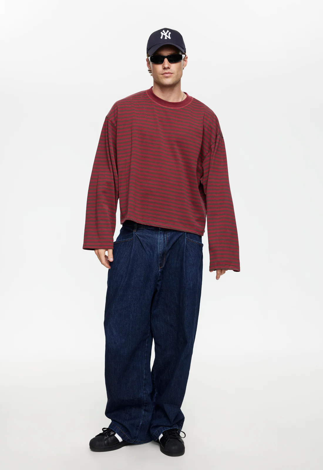 BLOOM LONG SLEEVE - CHOCOLATE WINE STRIPE - Image 6
