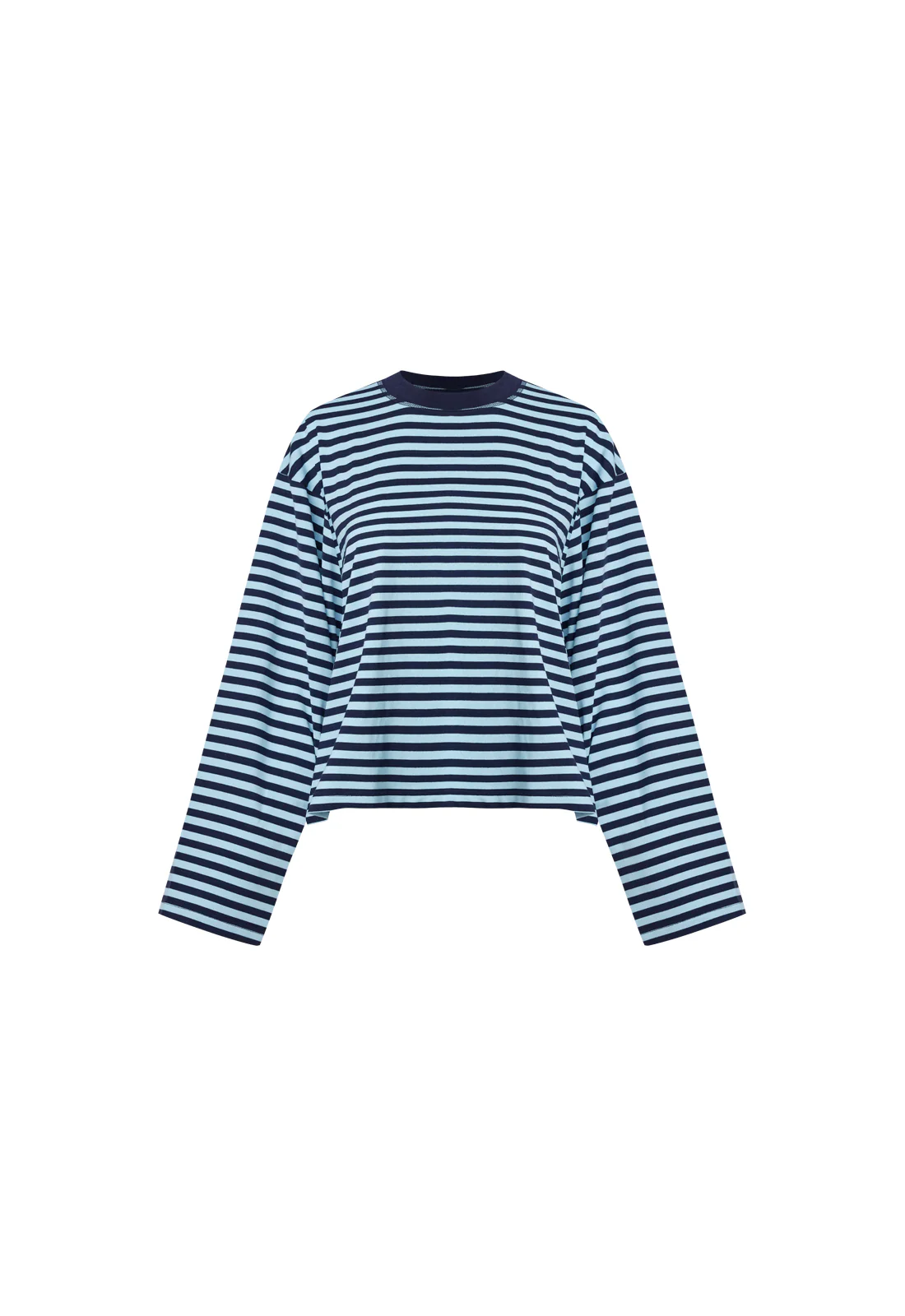 BLOOM LONG SLEEVE - NAVY SEA STRIPE - Image 6