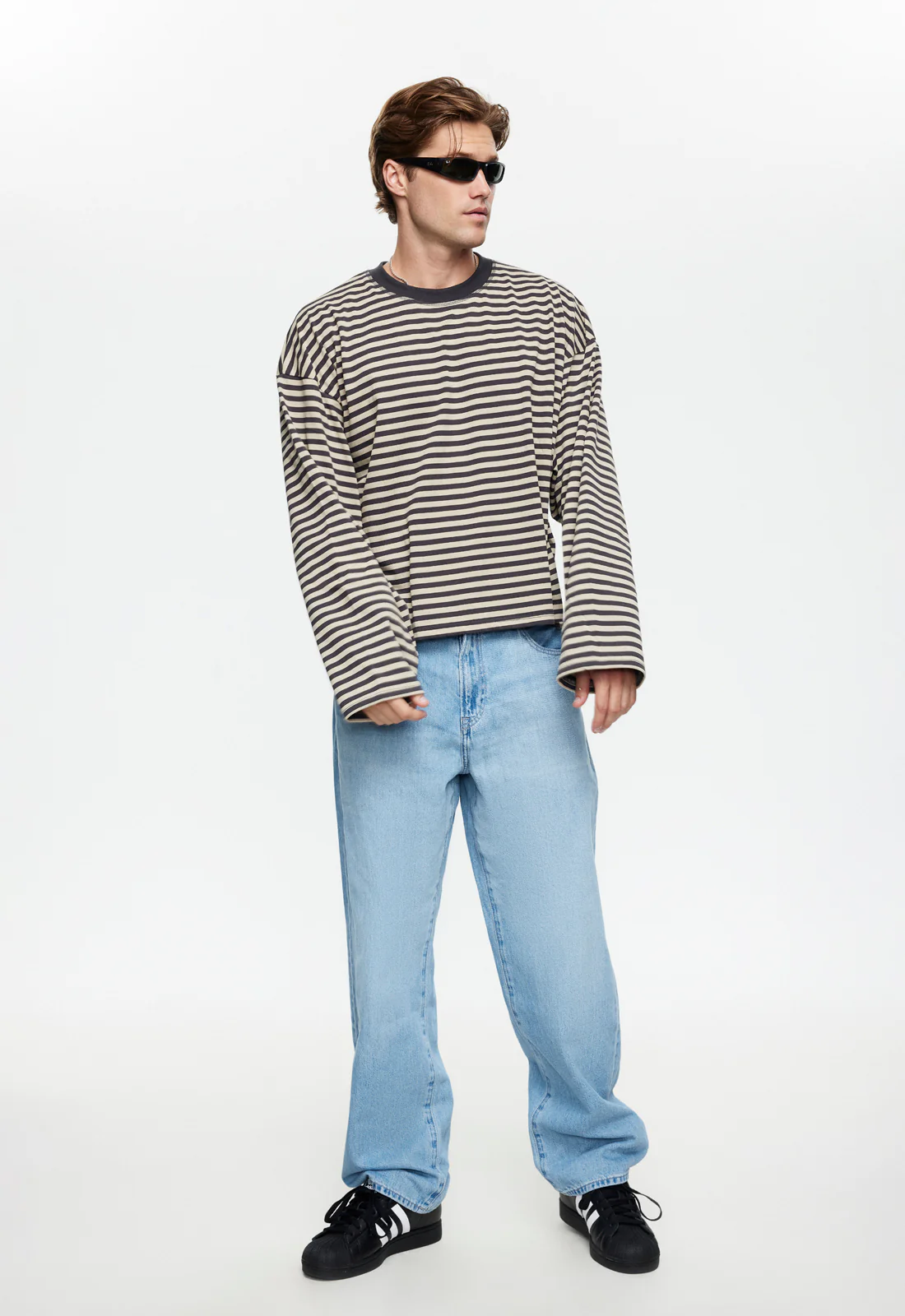 BLOOM LONG SLEEVE - SLATE STRIPE - Image 4