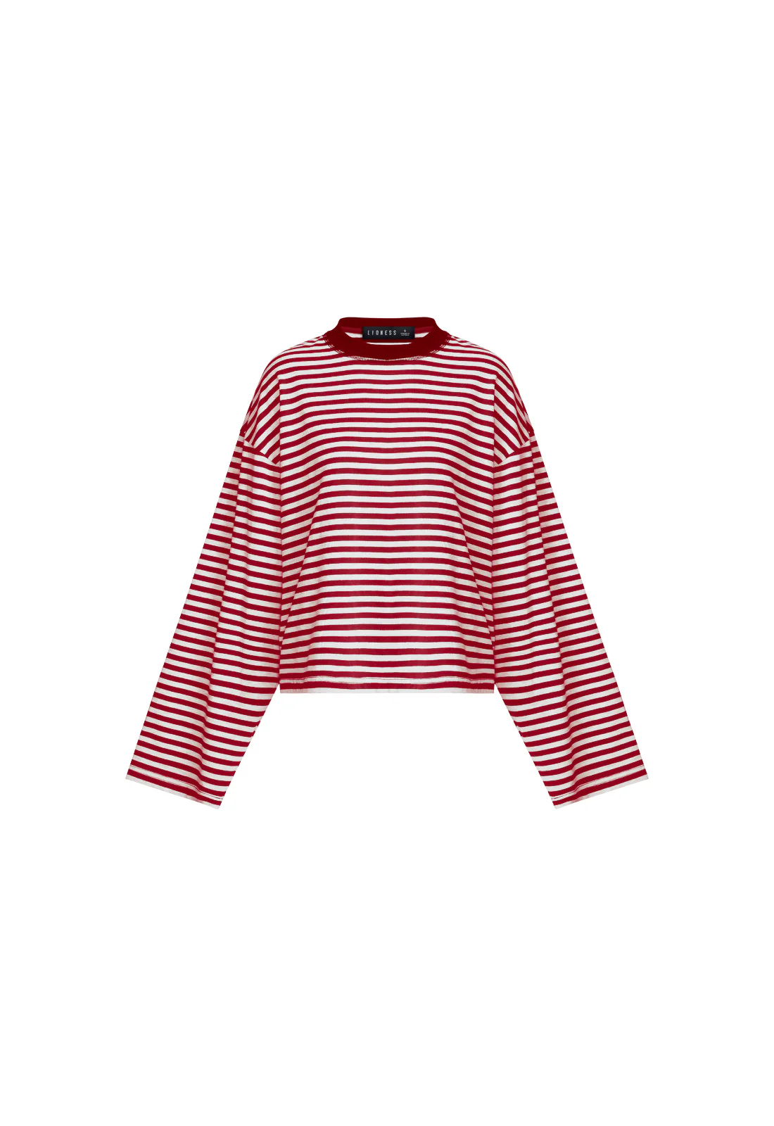 BLOOM LONG SLEEVE - WINE STRIPE - Image 6