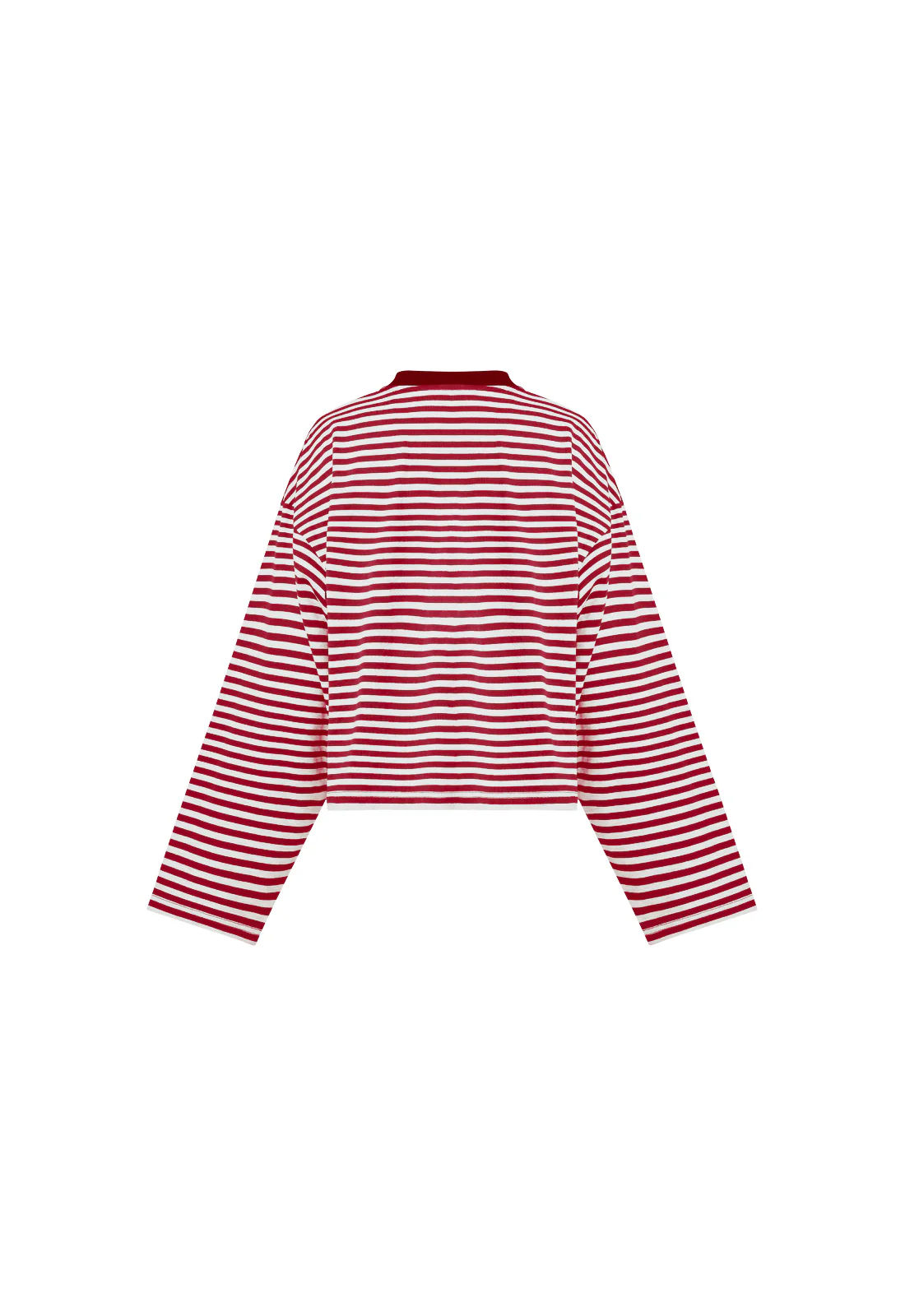 BLOOM LONG SLEEVE - WINE STRIPE - Image 7