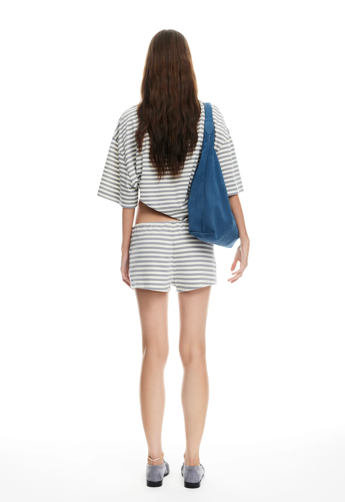 BLOOM SHORT SLEEVE - ASH STRIPE - Image 6