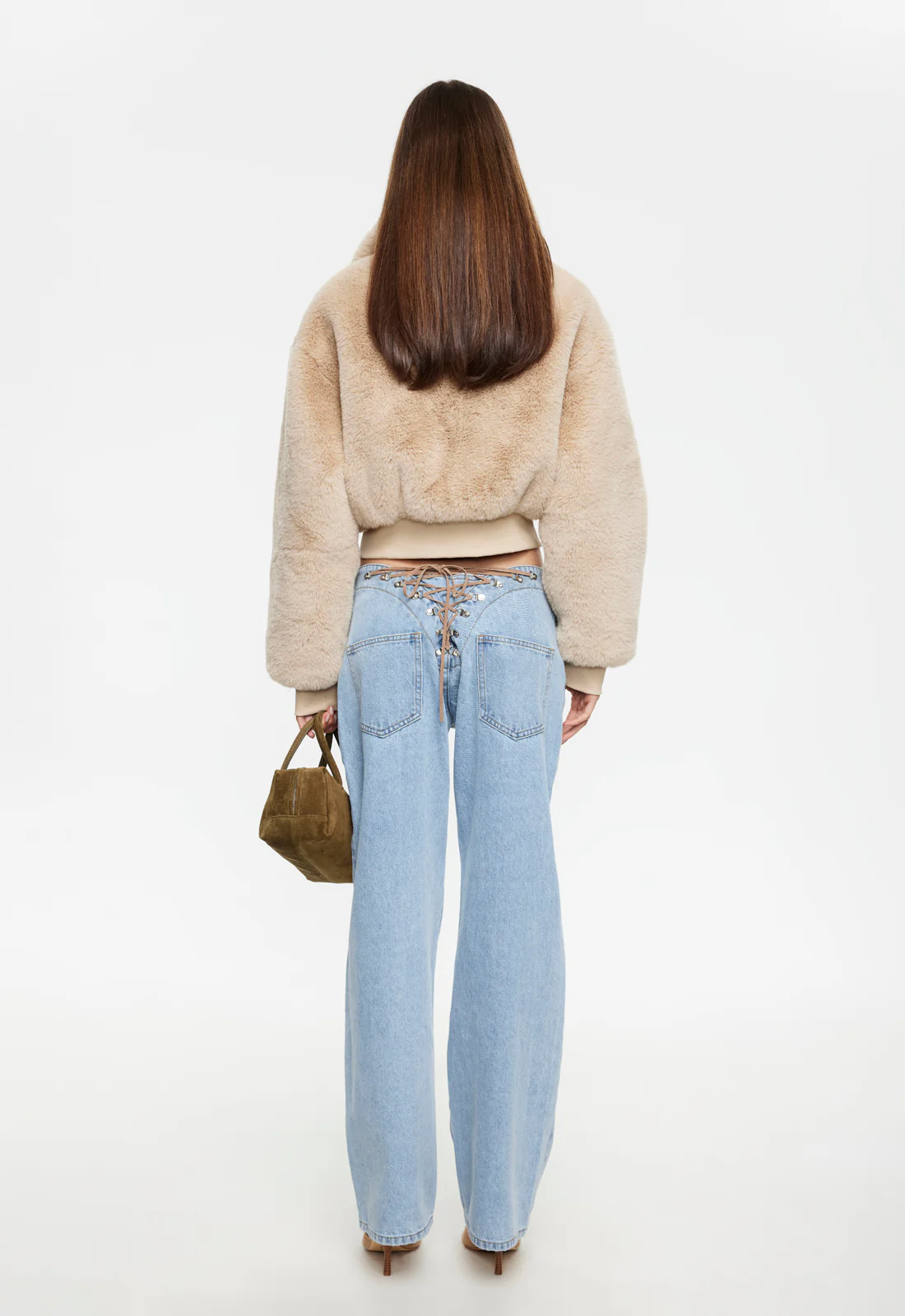 DRITA FAUX FUR - SAND - Image 4