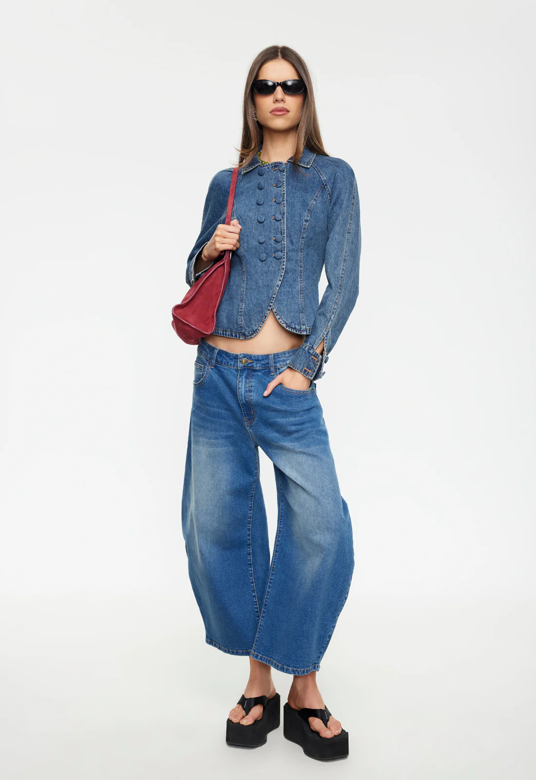 FORM JACKET - MID BLUE