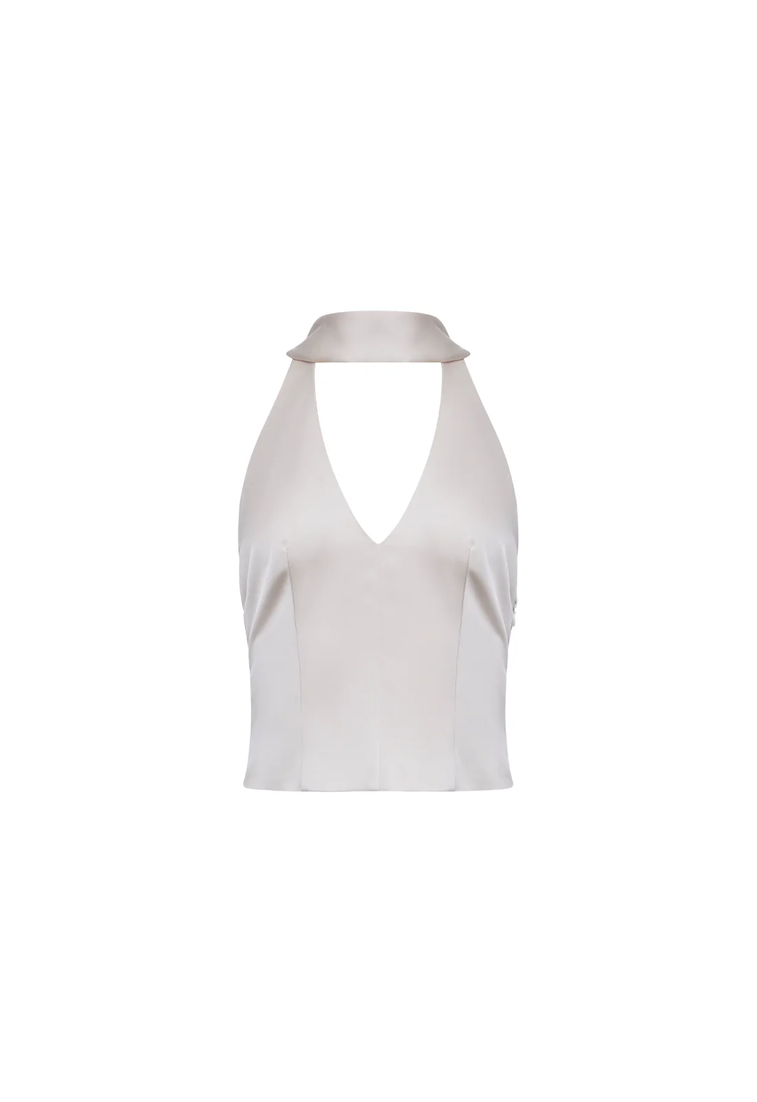 FRONT ROW HALTER - CREAM - Image 5