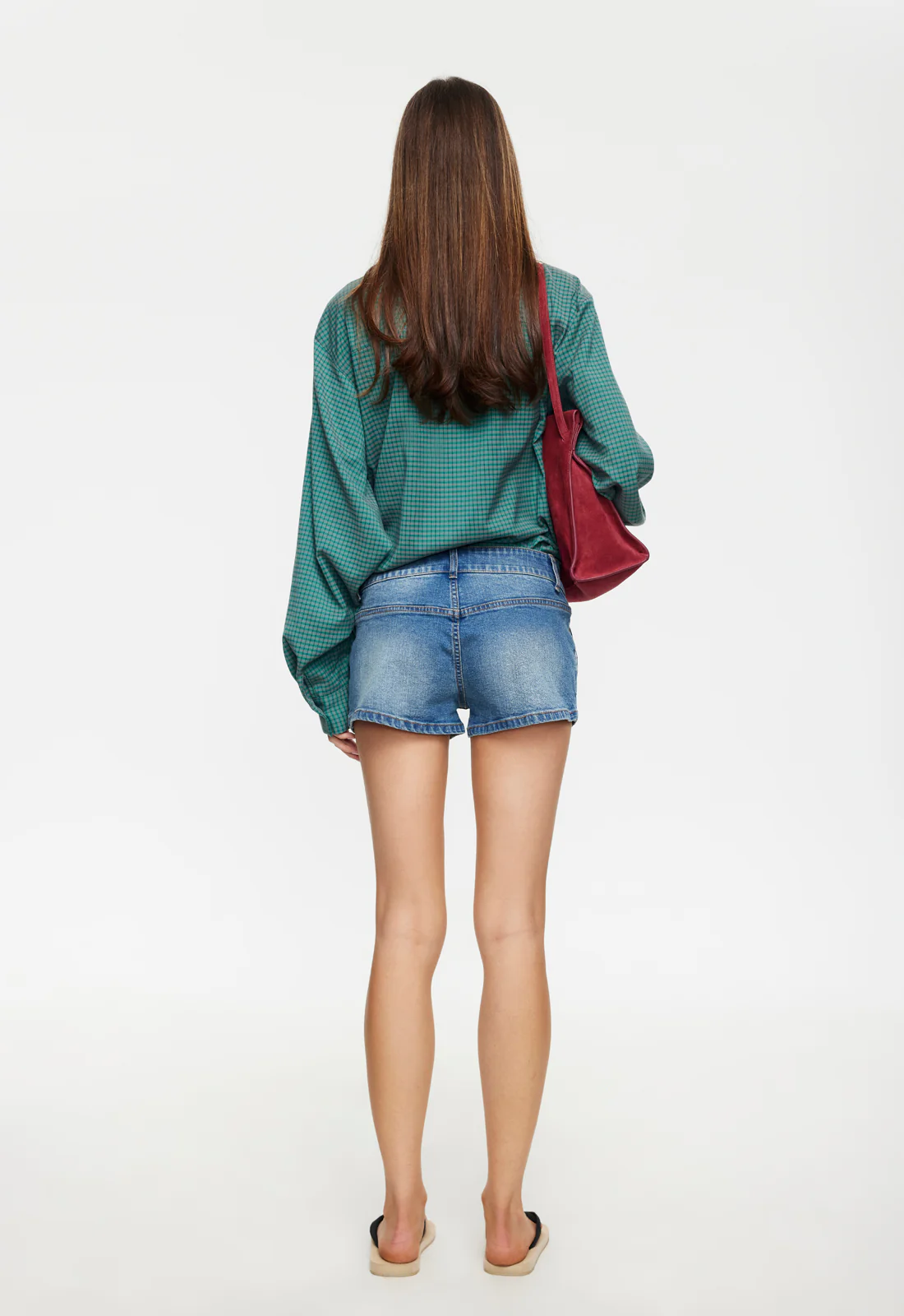 GISELE SHORT - LIGHT DENIM - Image 4