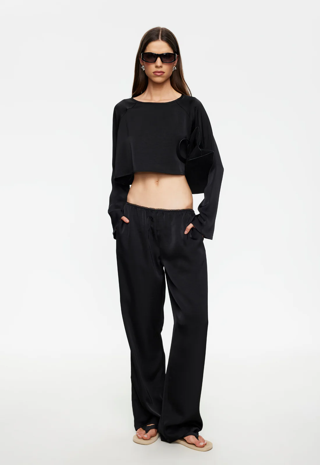GLOSS LONG SLEEVE - NOIR - Image 3