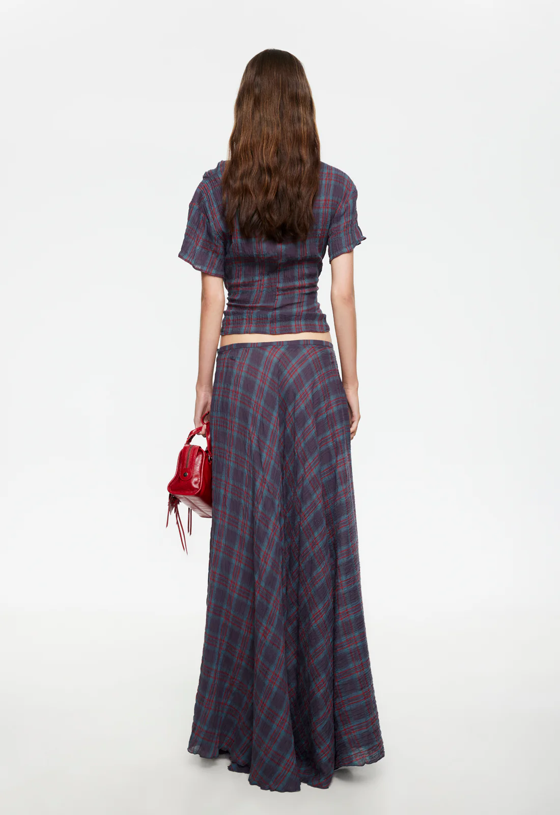 HALCYON TOP - JADE PLAID - Image 4