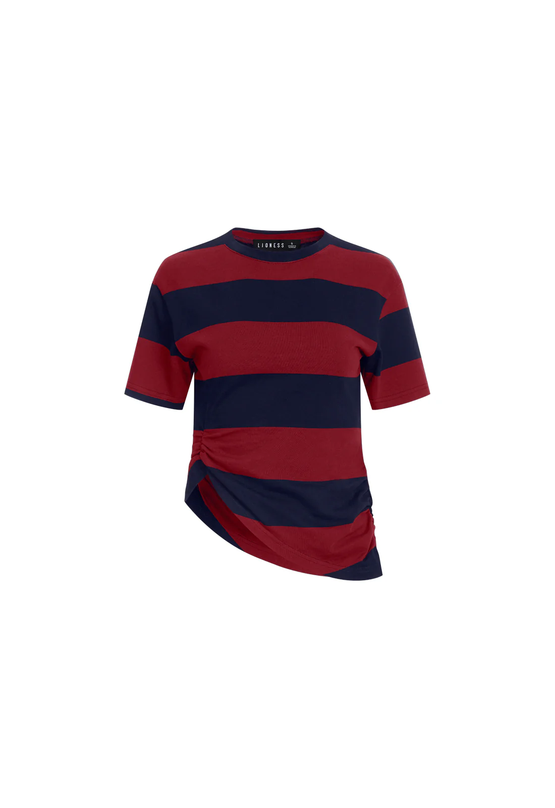 IN TRANSIT TEE - BURGUNDY STRIPE - Image 5
