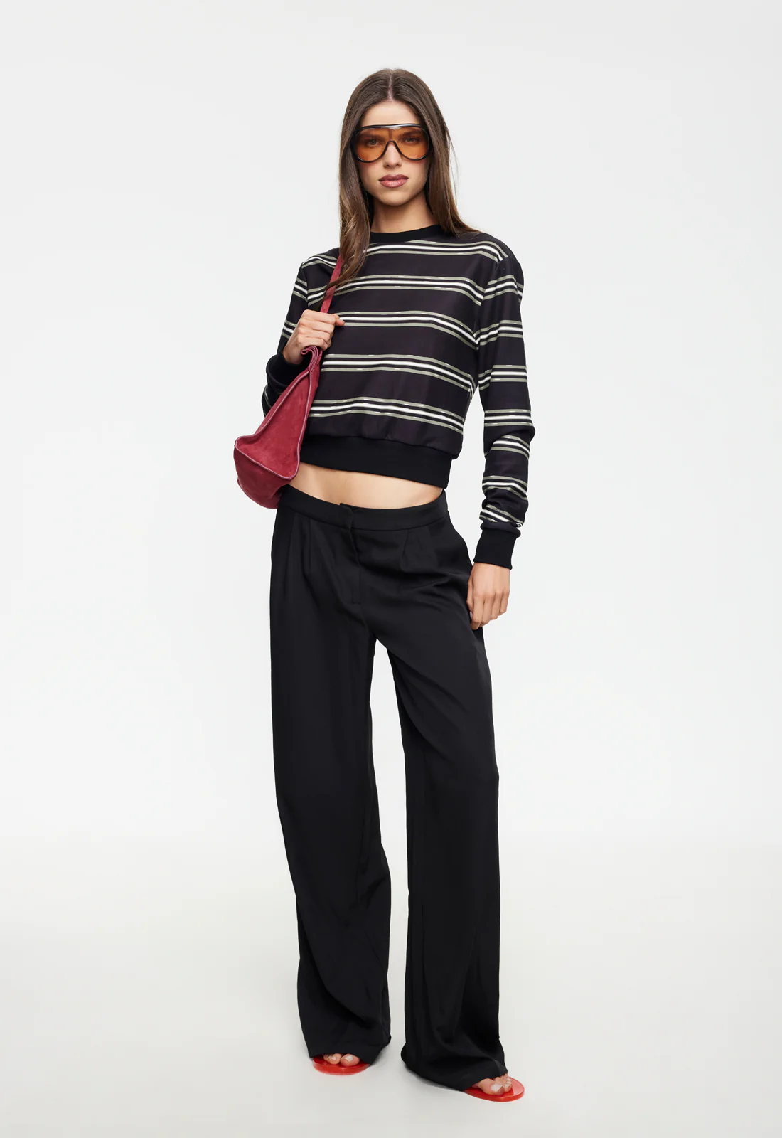 JETSET LONG SLEEVE - NOIR STRIPE - Image 3
