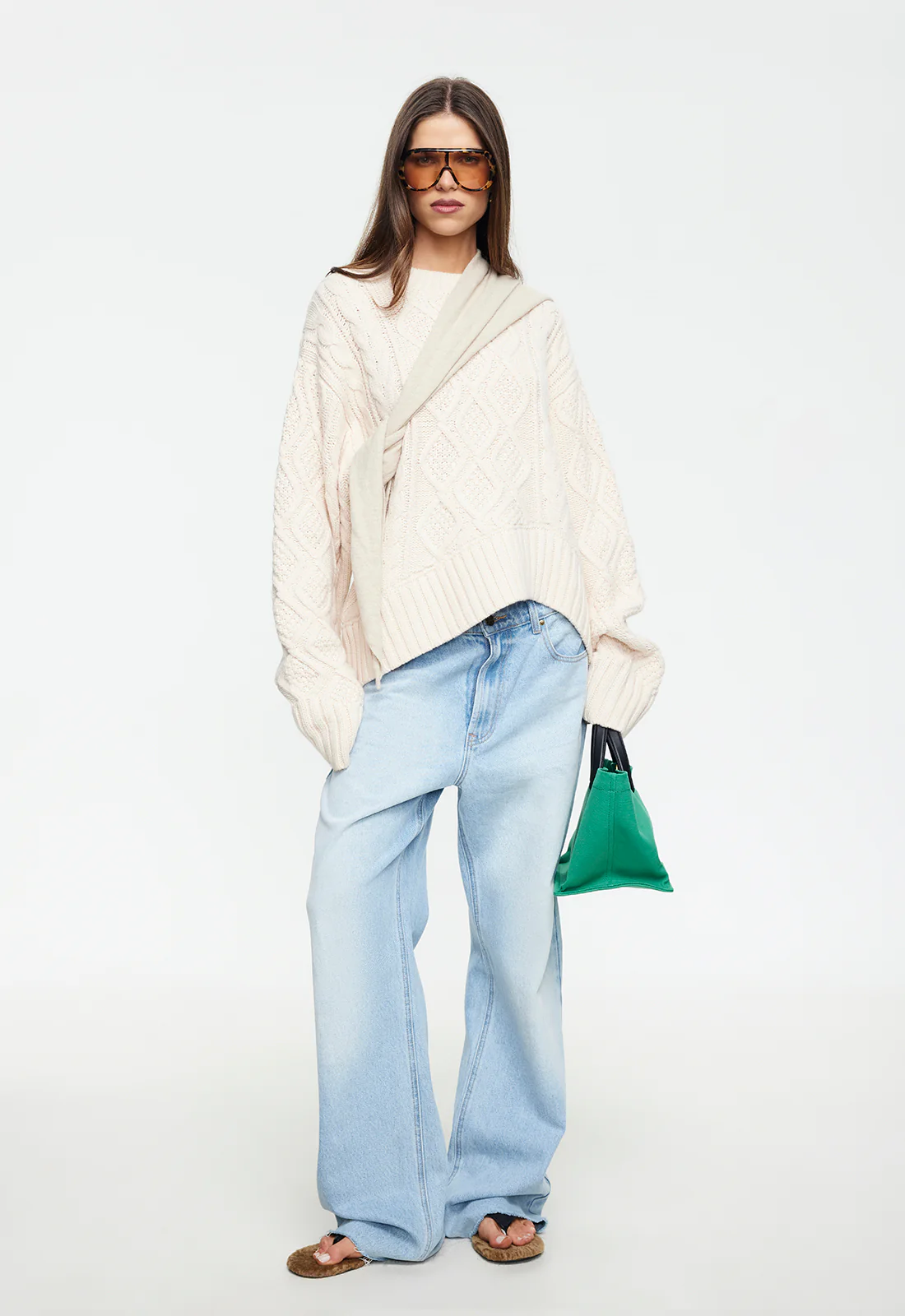 LIAISON CABLE KNIT - CREAM - Image 3