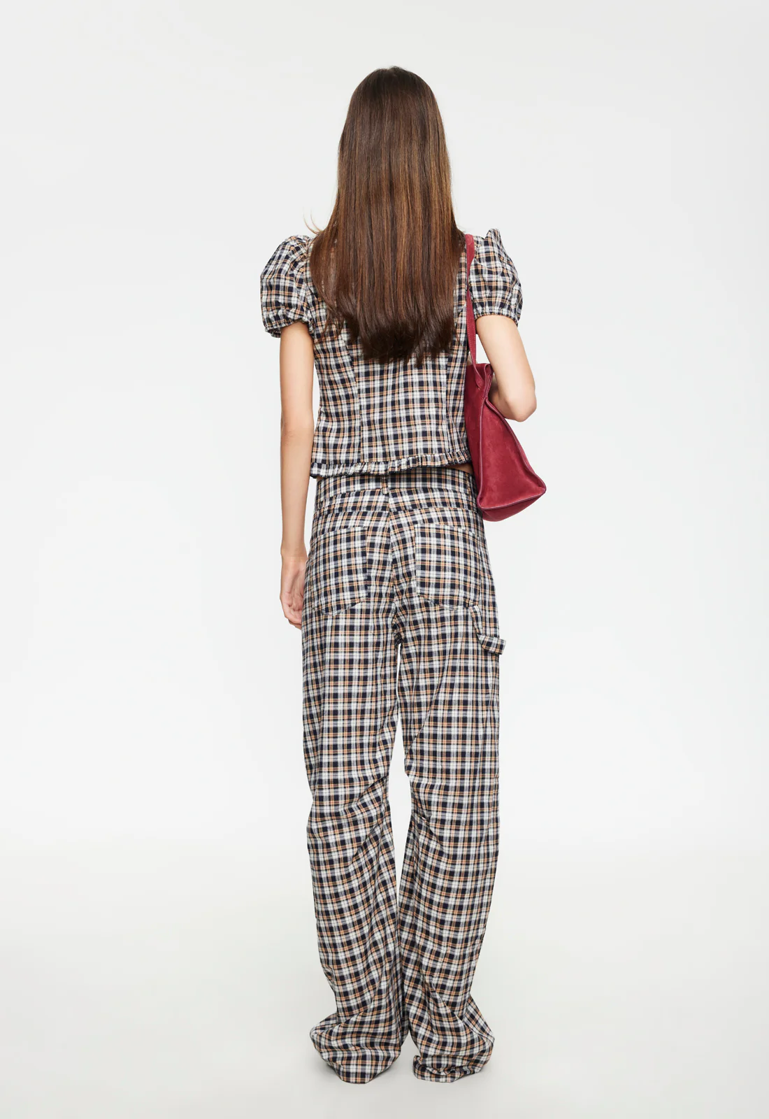 MIAMI VICE PANT - BEIGE TARTAN - Image 4