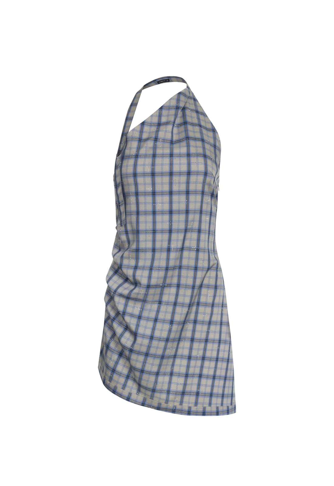 MOONLIGHT MINI DRESS - ASH PLAID - Image 5