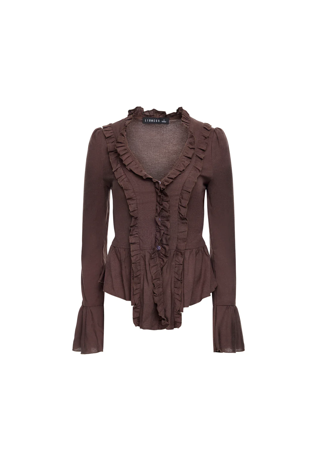 ODETTE LONG SLEEVE - BROWN - Image 6