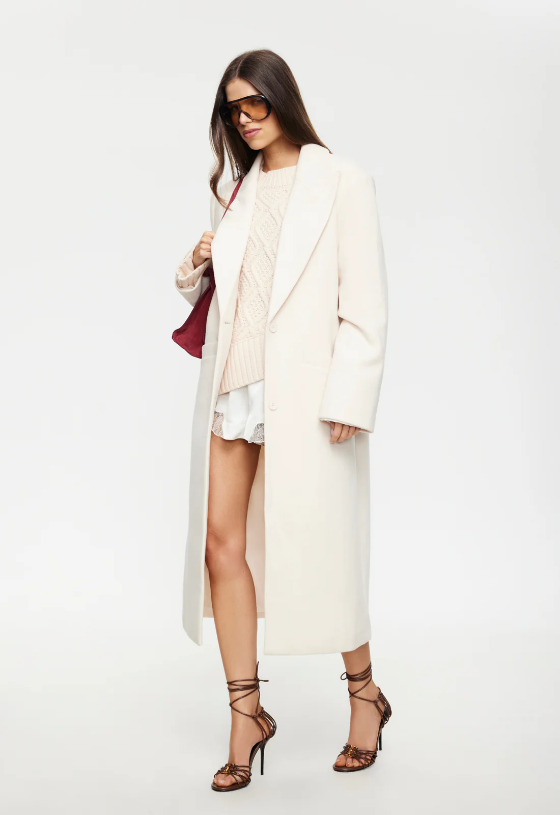 OLSEN COAT - CREAM - Image 3