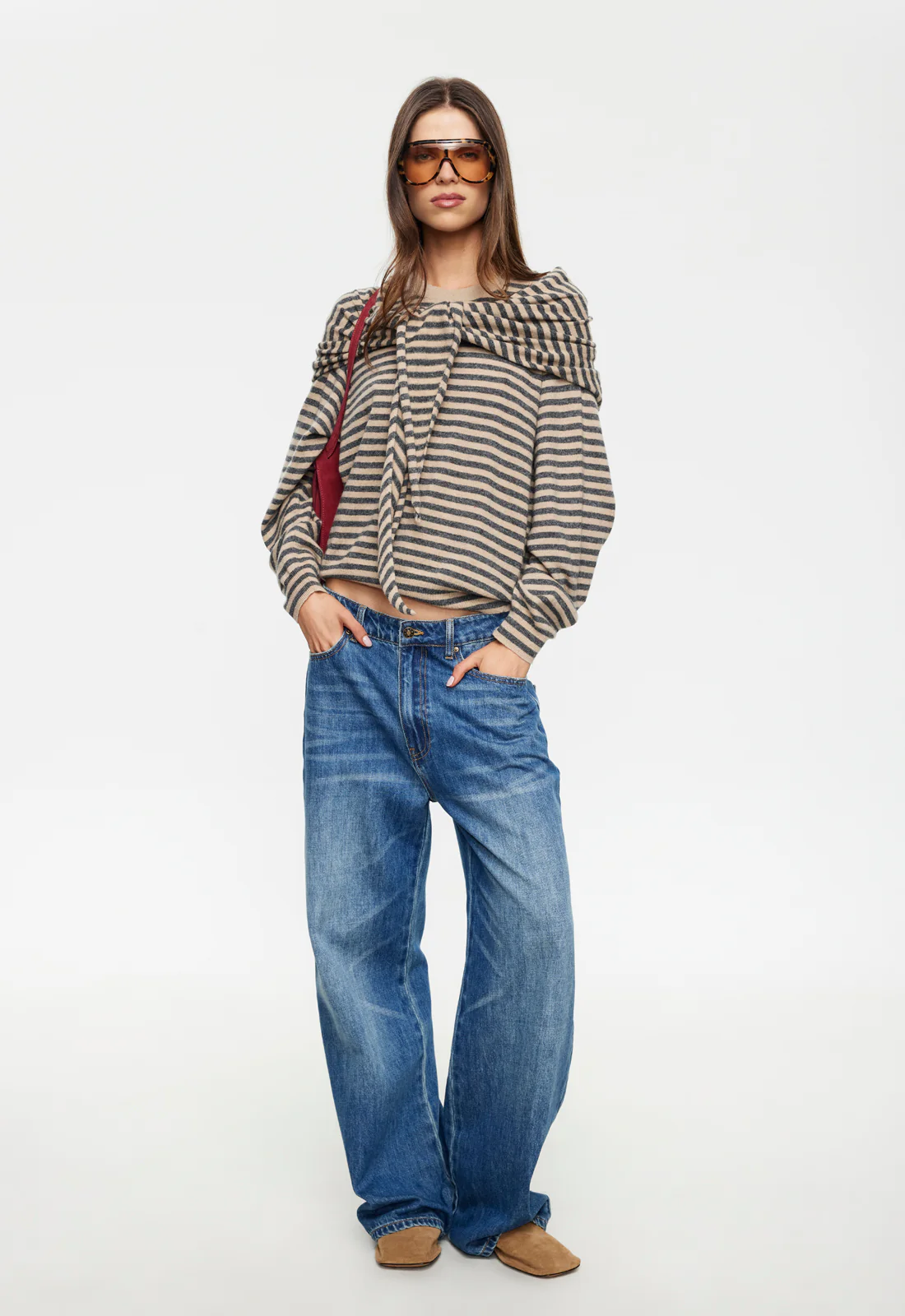 OLSEN KNIT - SLATE STRIPE - Image 2