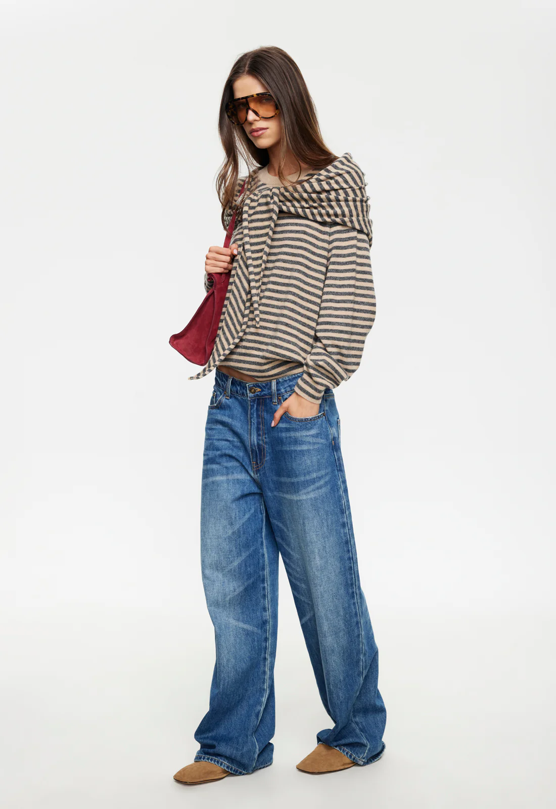 OLSEN KNIT - SLATE STRIPE - Image 3