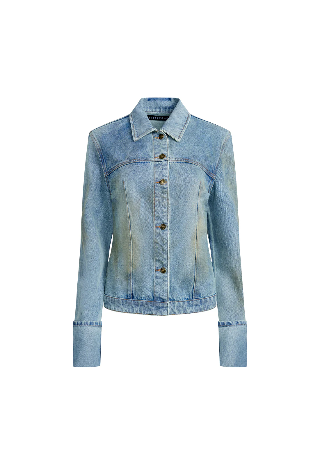 THE BRONX DENIM JACKET - STONE BLUE - Image 6