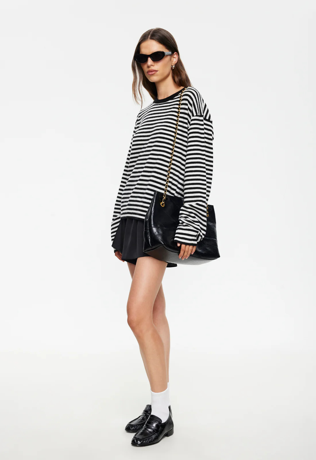 TONI SATIN SHORT - NOIR - Image 2