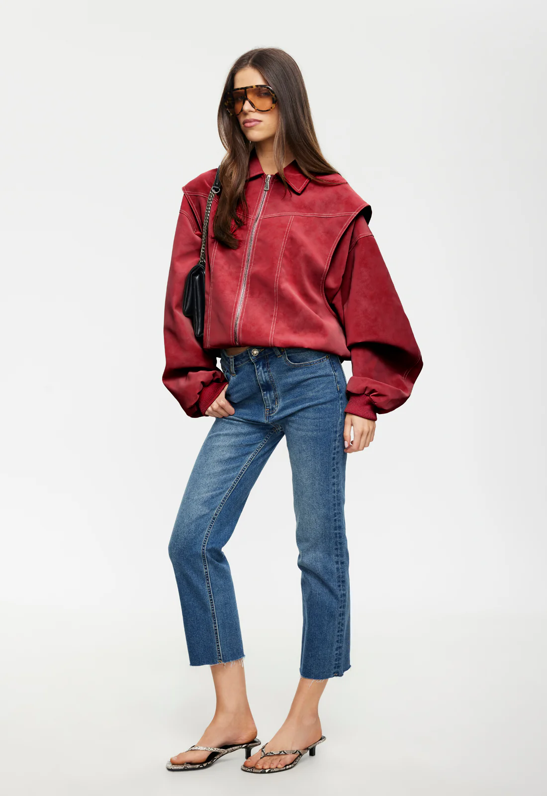 VISTA BOMBER - CRIMSON - Image 3