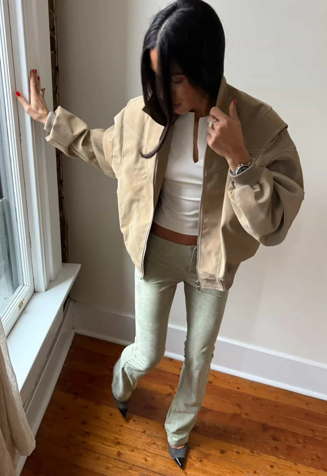 VISTA BOMBER - LATTE - Image 5