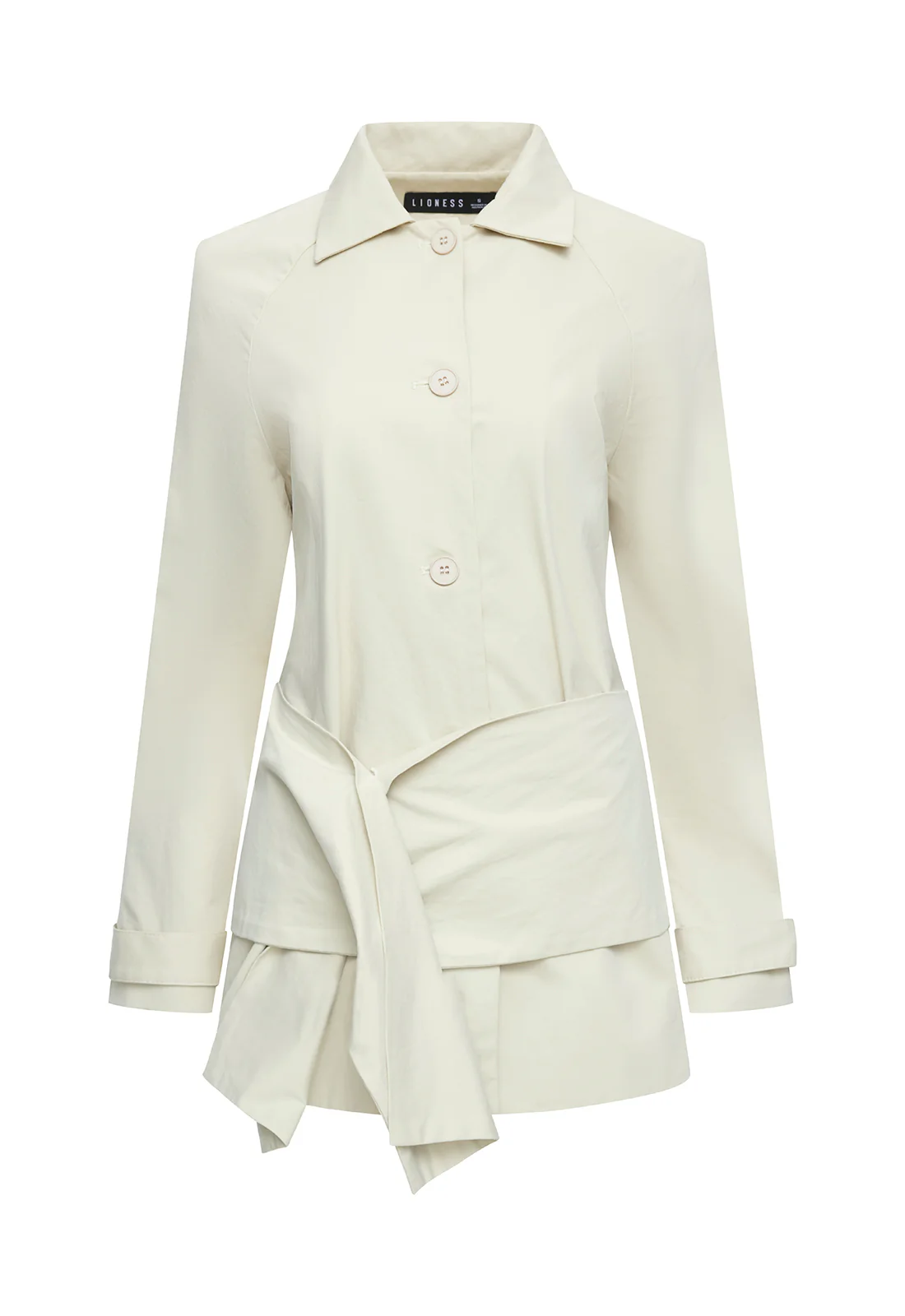 WISEGUY MINI DRESS - SAND - Image 7